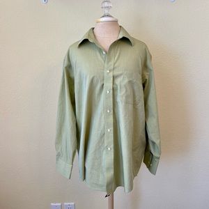 Marshall Fields Men’s Light Green LS Shirt